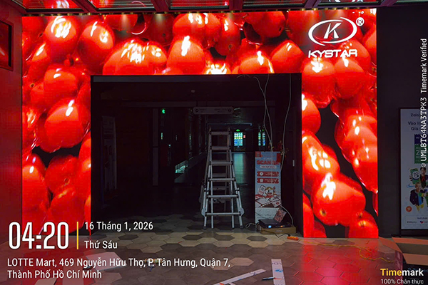 Màn led tại Lotte Quận 7 HCM